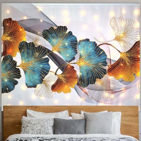 Boho Bedroom Floral Decor; Large Bohemian Room Wall Art; Nature Scene Gift Item - Picture 6 of 12